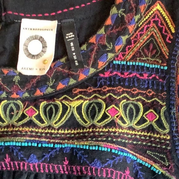 Anthropologie Sleeveless embroidered top - Picture 3 of 4
